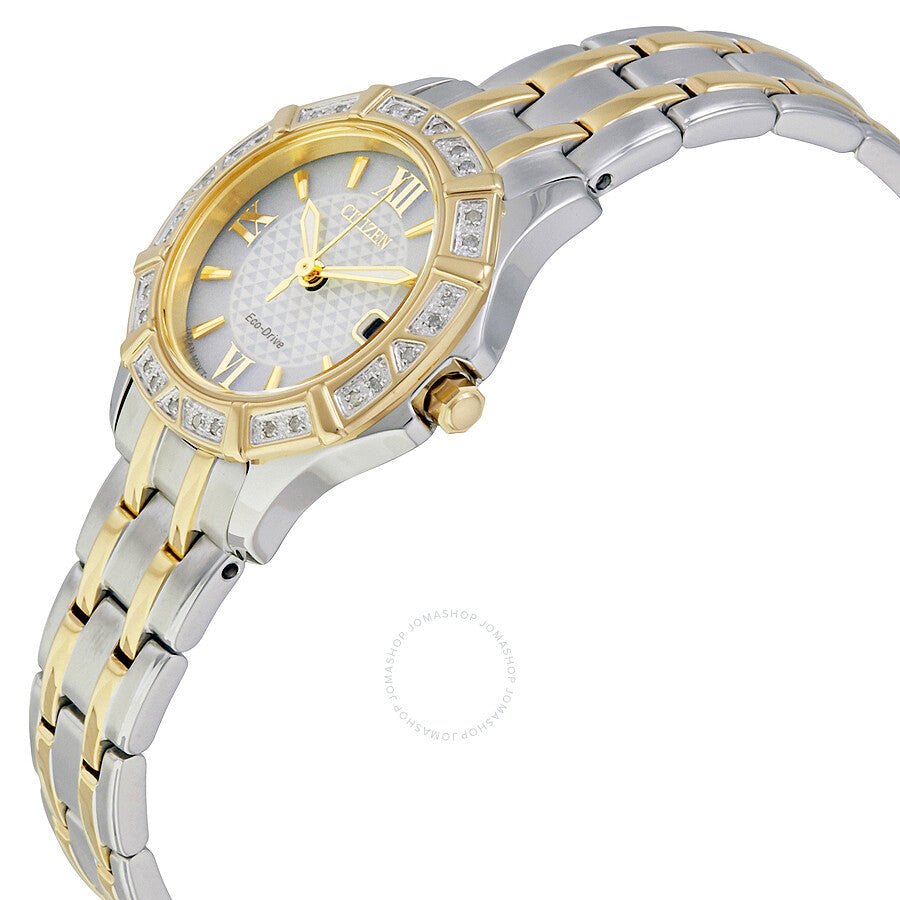 Citizen Diamond White Dial Ladies Watch EW2364-50A - Dawson Watches #2
