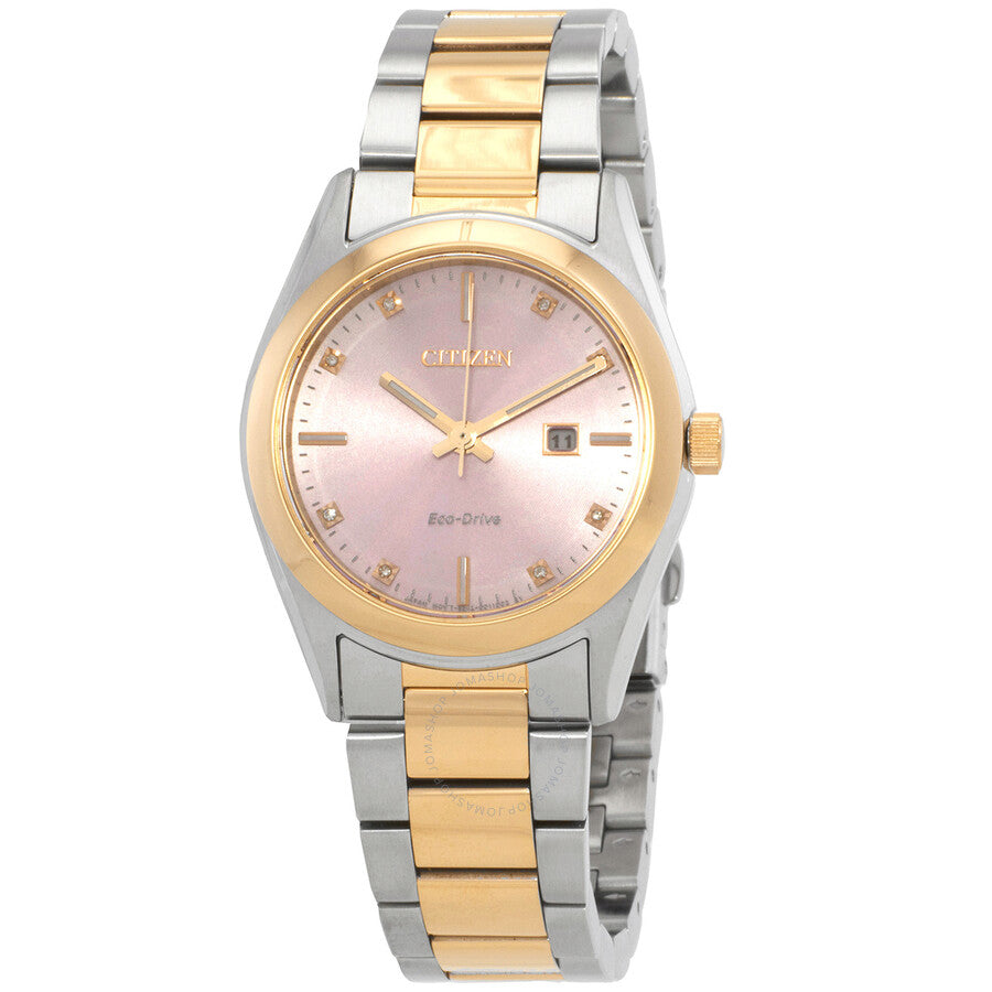Citizen Diamond Pink Dial Watch EW2706-58X - Dawson Watches