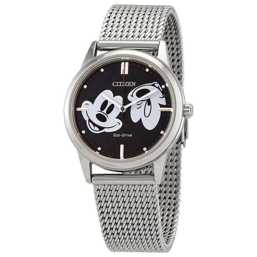 Citizen Disney Mickey Mouse Black Dial Ladies Watch FE7060-56W - Dawson Watches