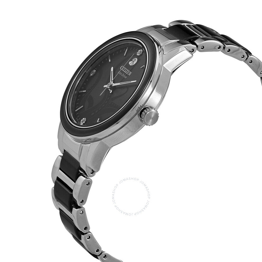 Citizen Disney Villains Ursala Diamond Black Dial Ladies Watch EM0748-51W - Dawson Watches #2