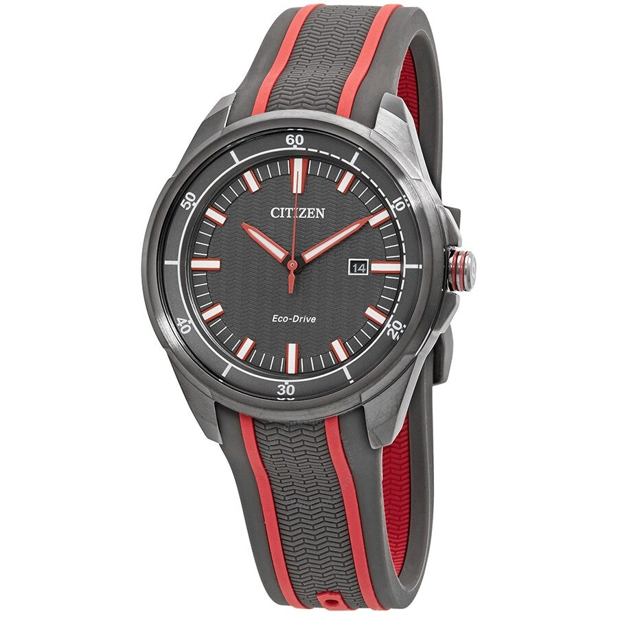Citizen Drive Grey Dial Grey Silicone Men's Watch AW1607-03H - Dawson Watches