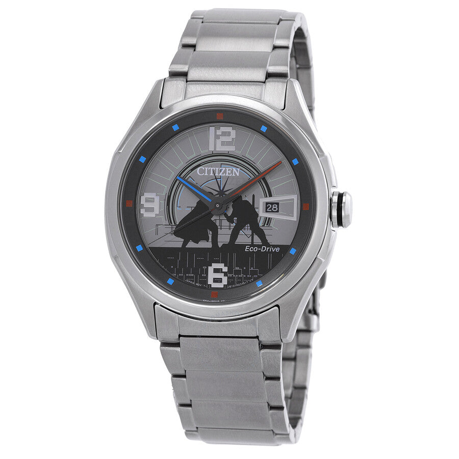 Citizen Duel Star Wars Eco-Drive Black Dial Men's Watch AW1140-51W - Dawson Watches