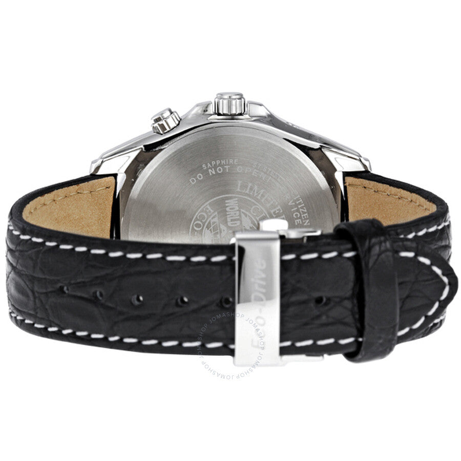 Citizen Eco Drive Atomic Radio Black Dial Genunine Leather Men's Watch CB0000-06E - Dawson Watches #3
