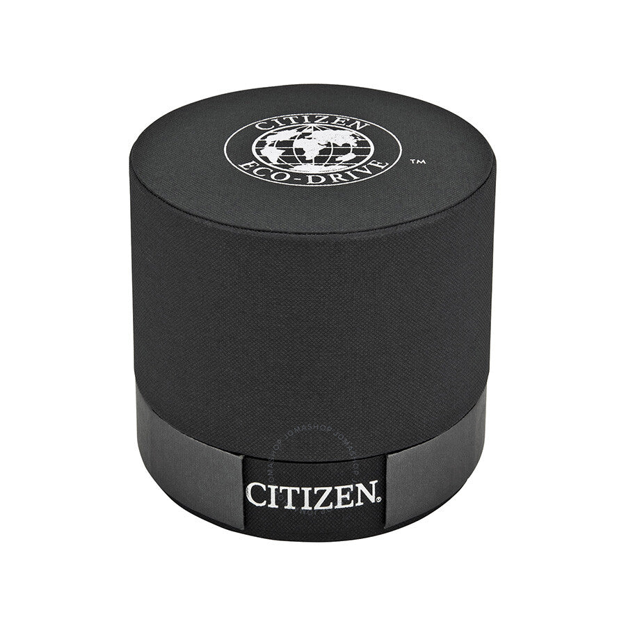Citizen Eco Drive Axiom Black Dial Black Leather Men's Watch AU1065-07E - Dawson Watches #4