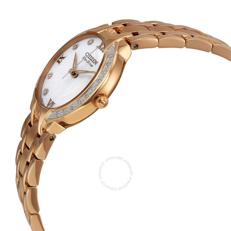 Citizen Eco Drive Bella Gold-Tone Diamond Ladies Watch EM0123-50A - Dawson Watches #2