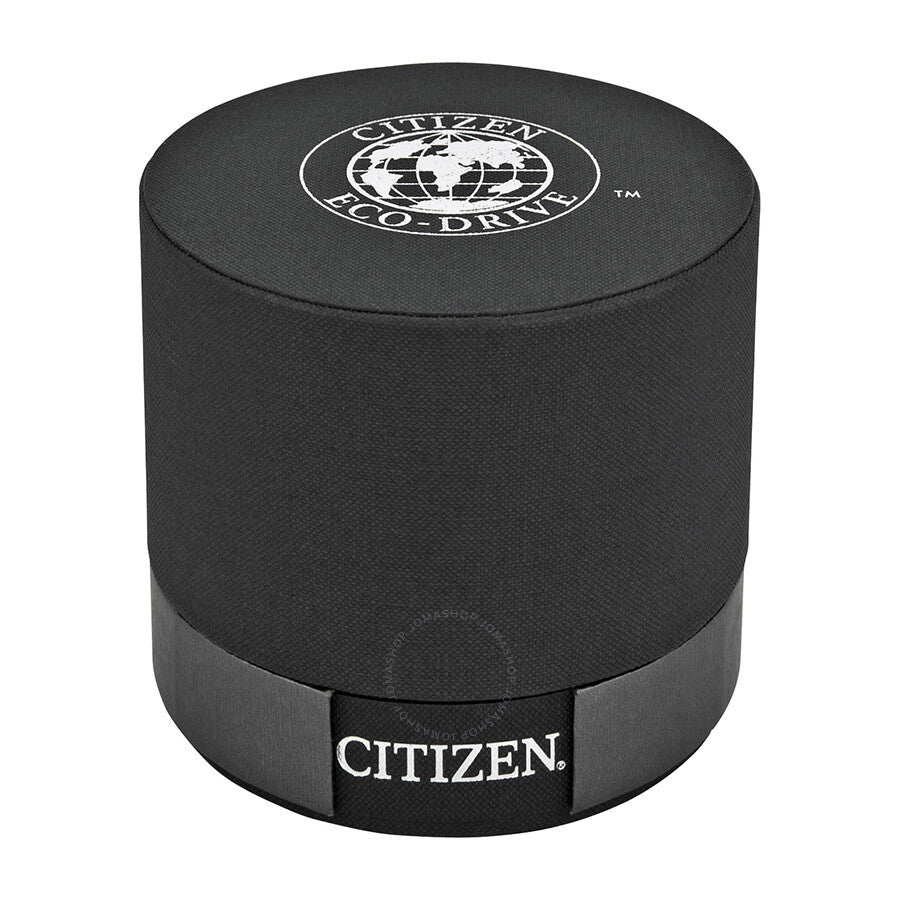 Citizen Eco Drive Black Dial Black Leather Men's Watch AU1040-08E - Dawson Watches #4