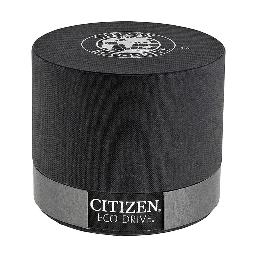 Citizen Eco Drive Black Dial Leather Men's Watch AW1135-01E - Dawson Watches #4
