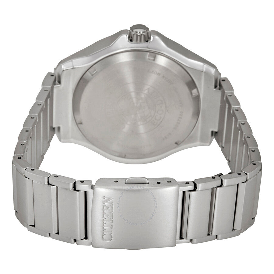 Citizen Eco-Drive Black Dial Men's Titanium Watch AW1540-88E - Dawson Watches #3