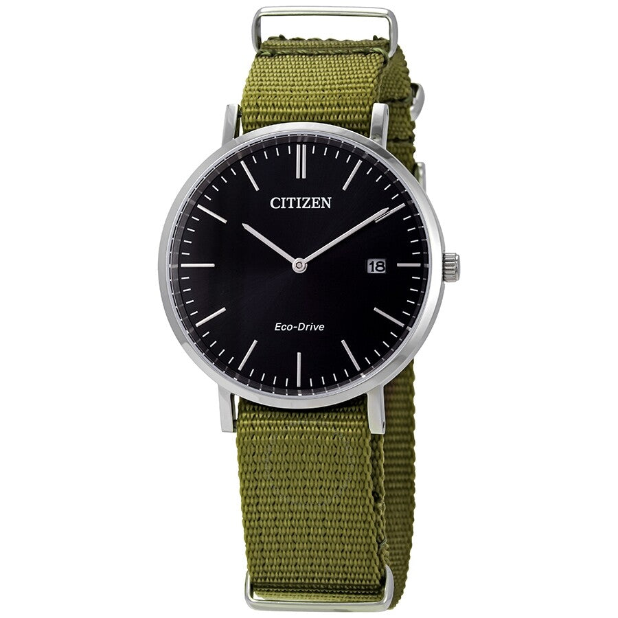 Citizen Eco-Drive Black Dial Men's Watch AU1080-38E - Dawson Watches