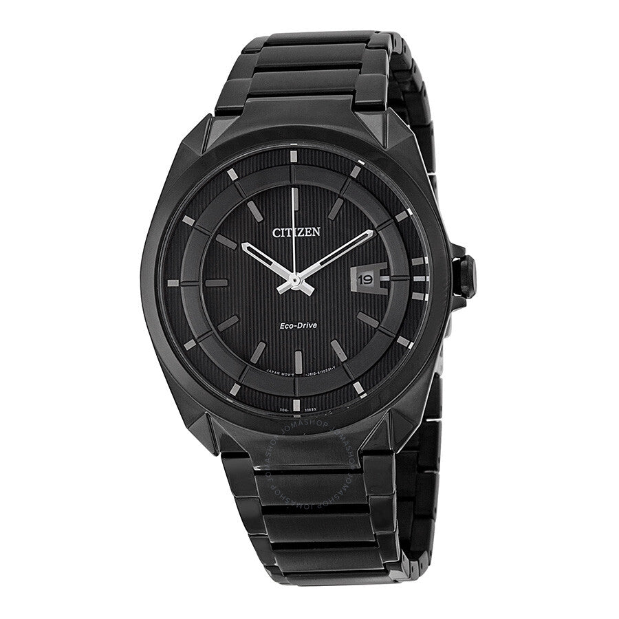 Citizen Eco Drive Black Dial Men's Watch AW1018-55E - Dawson Watches