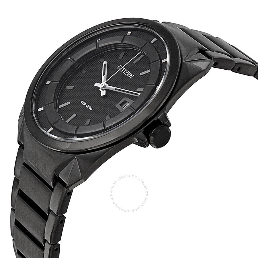 Citizen Eco Drive Black Dial Men's Watch AW1018-55E - Dawson Watches #2