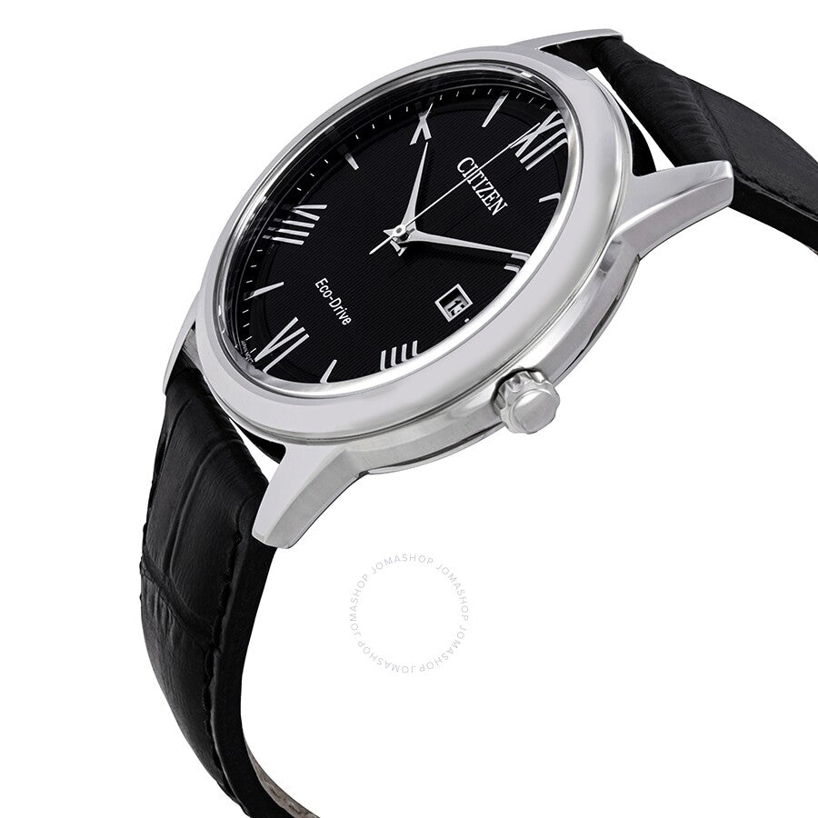 Citizen Eco-Drive Black Dial Men's Watch AW1231-07E - Dawson Watches #2