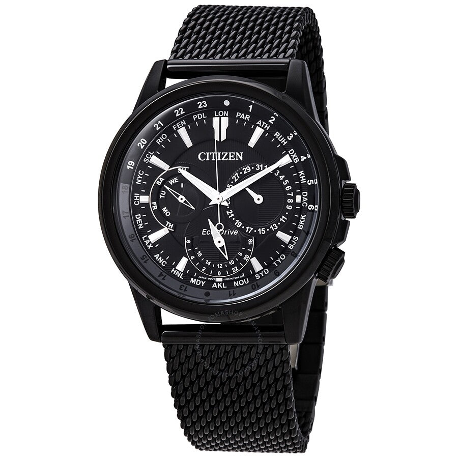 Citizen Eco-Drive Black Dial Men's Watch BU2025-76E - Dawson Watches