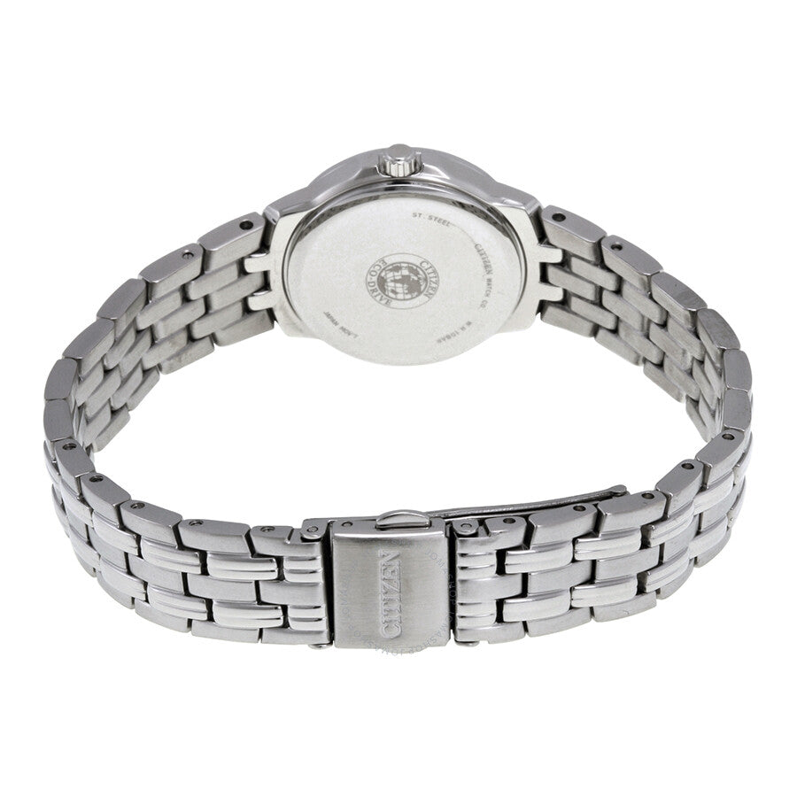 Citizen Eco-Drive Black Dial Stainless Steel Ladies Watch EW1540-54E - Dawson Watches #3