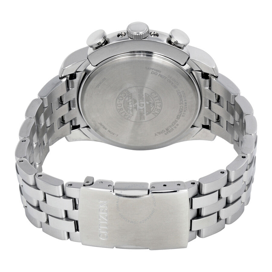 Citizen Eco Drive Black Dial Stainless Steel Men's Watch AT9010-52E - Dawson Watches #3