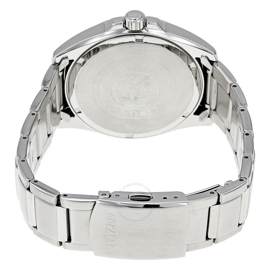 Citizen Eco-Drive Black Dial Stainless Steel Men's Watch AW1430-86E - Dawson Watches #3