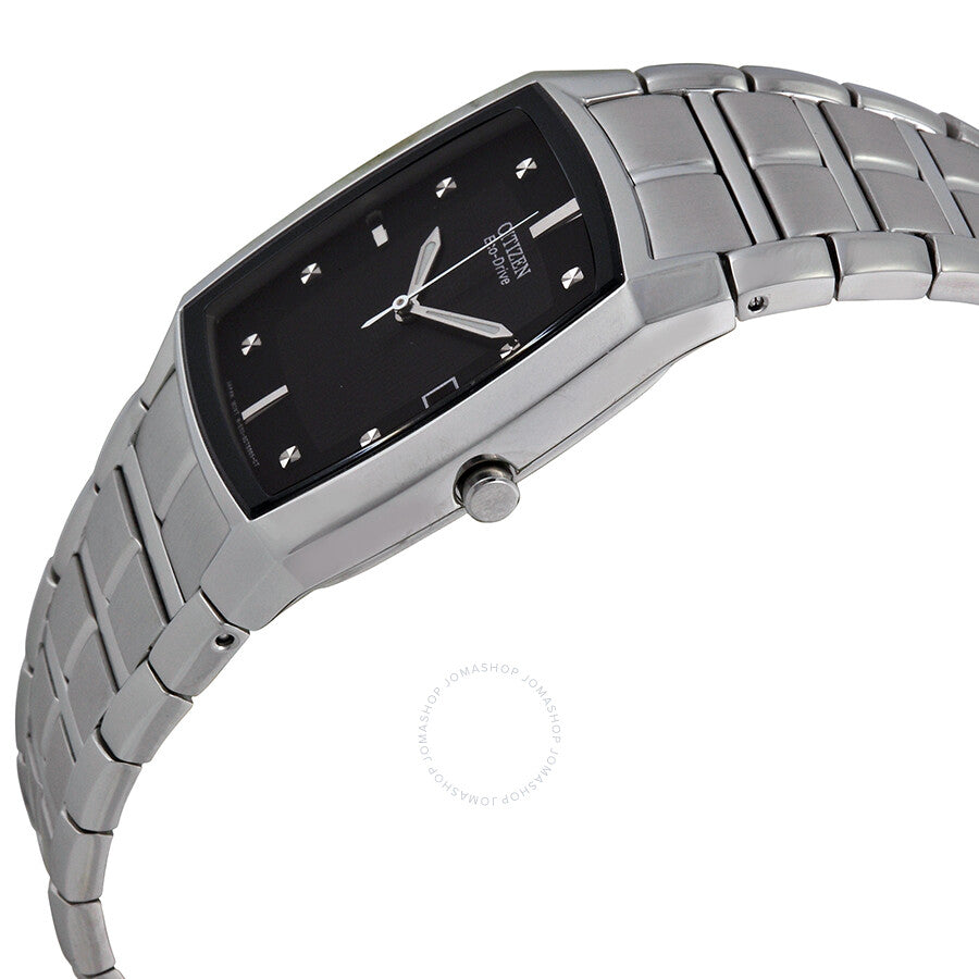 Citizen Eco Drive Black Dial Stainless Steel Men's Watch BM6550-58E - Dawson Watches #2