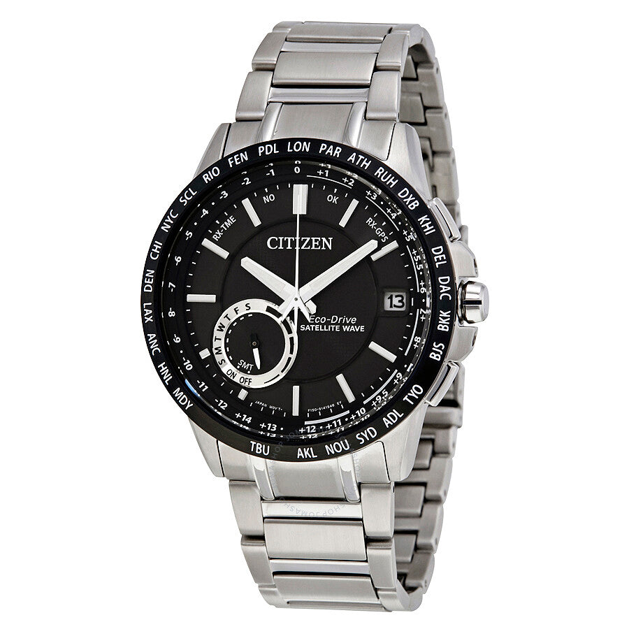 Citizen Eco Drive Black Dial Stainless Steel Men's Watch CC3005-85E - Dawson Watches