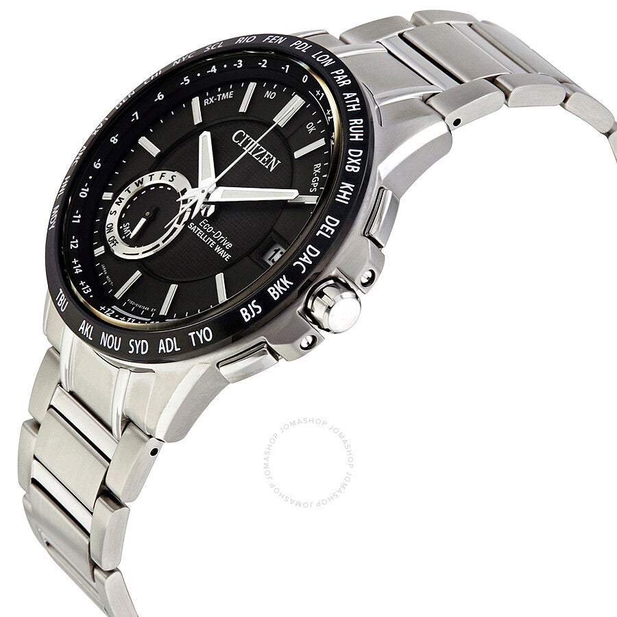 Citizen Eco Drive Black Dial Stainless Steel Men's Watch CC3005-85E - Dawson Watches #2
