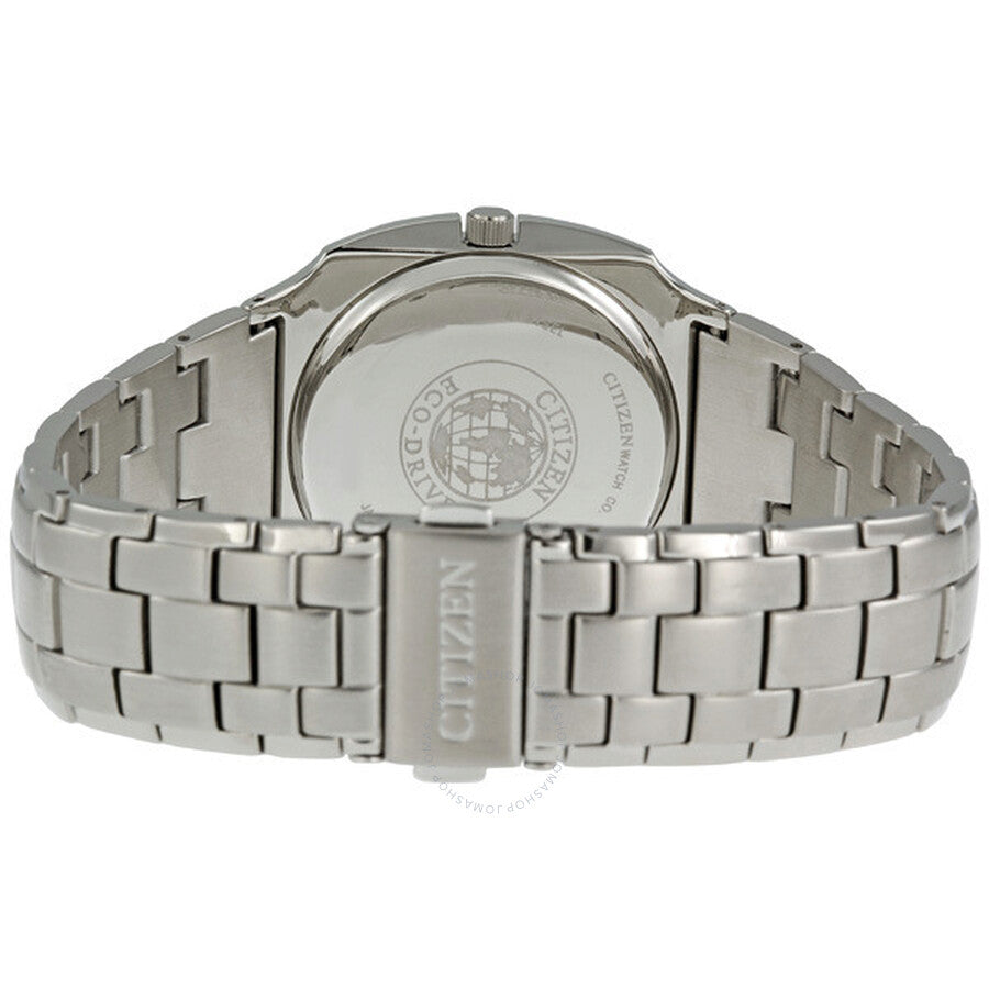 Citizen Eco Drive Black Diamond Dial Stainless Steel Men's Watch BM6010-55G - Dawson Watches #3