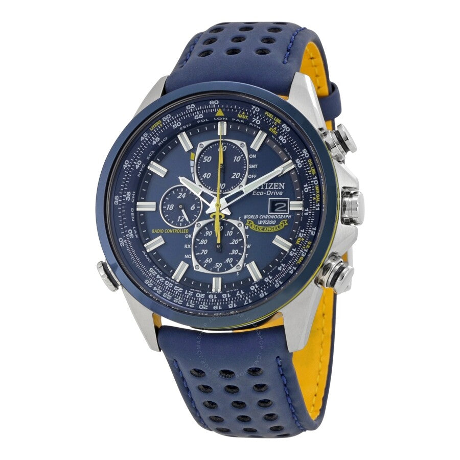 Citizen Eco Drive Blue Angels World Chronograph Men's Watch AT8020-03L - Dawson Watches