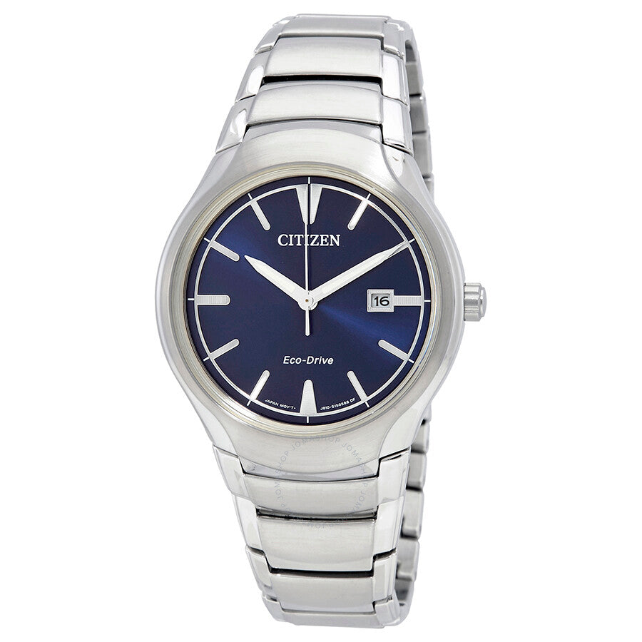 Citizen Eco-Drive Blue Dial Stainless Steel Men's Watch AW1550-50L - Dawson Watches