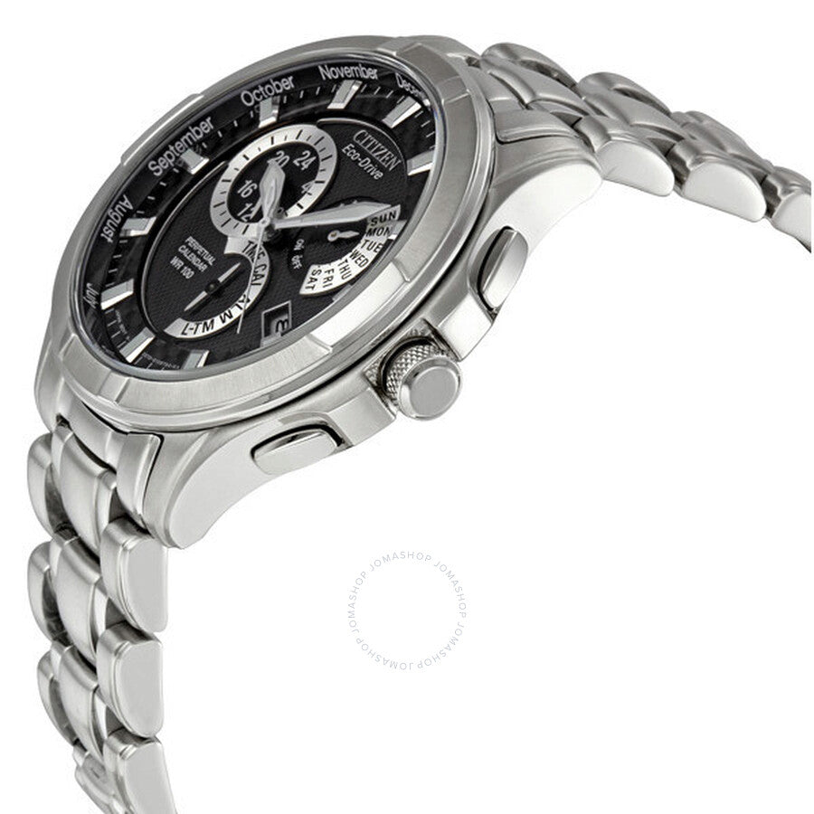 Citizen Eco Drive Calibre 8700 Black Dial Stainless Steel Men's Watch BL8090-51E - Dawson Watches #2