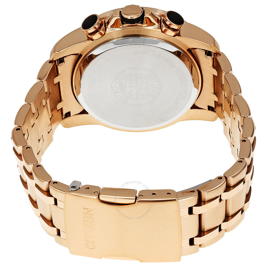 Citizen Eco Drive Chrono Time A-T Black Dial Gold-tone Men's Watch BY0108-50E - Dawson Watches #3
