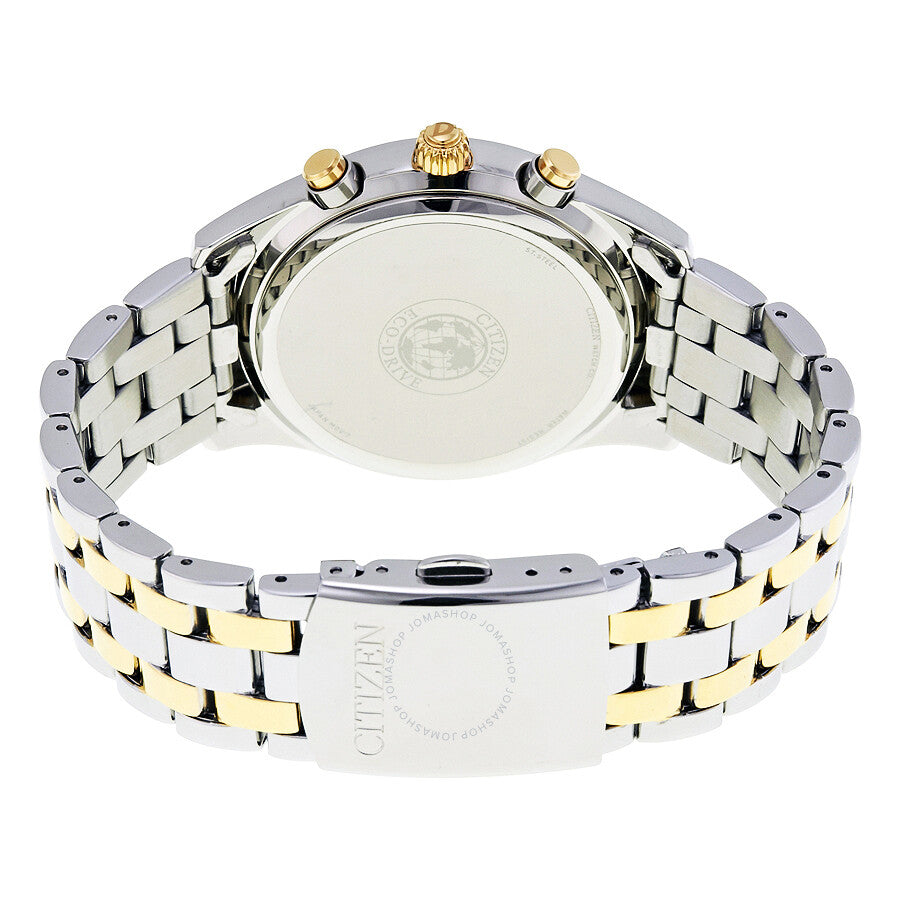 Citizen Eco-Drive Chronograph Two-Tone Stainless Steel Ladies Watch FB1364-53A - Dawson Watches #3