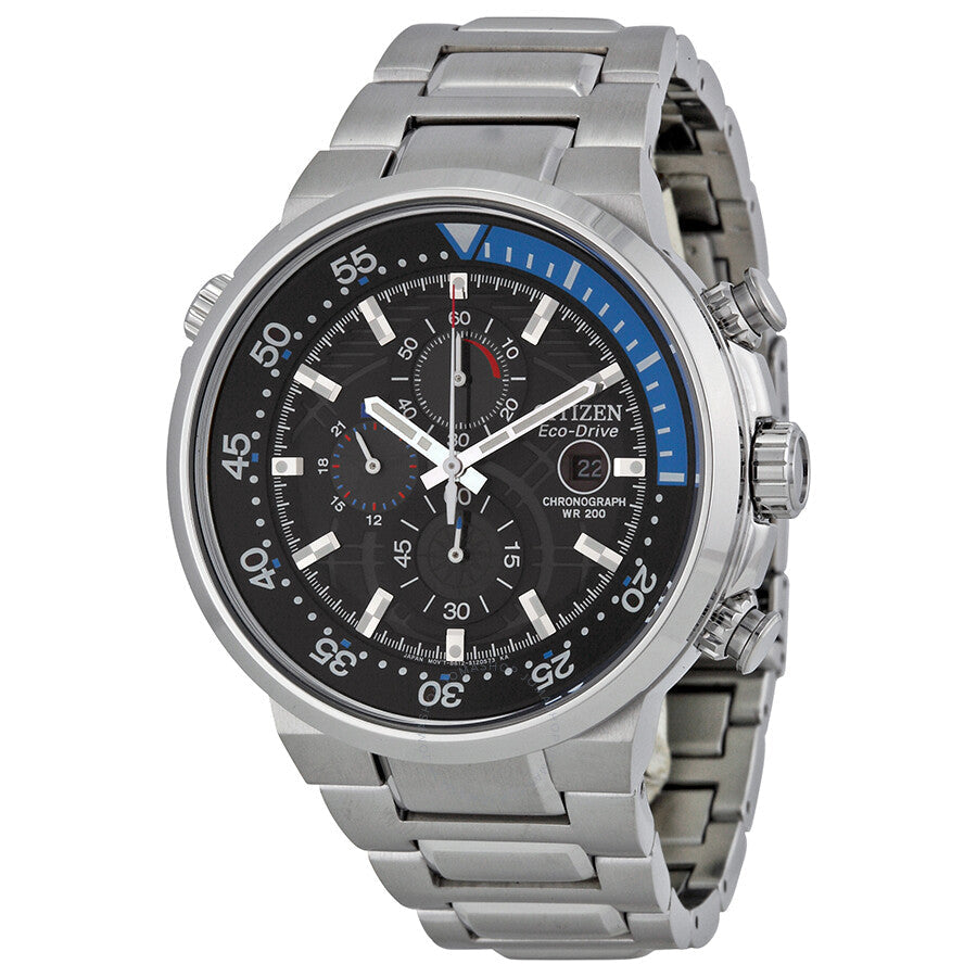 Citizen Eco Drive Endeavor Black Dial Men's Watch CA0440-51E - Dawson Watches