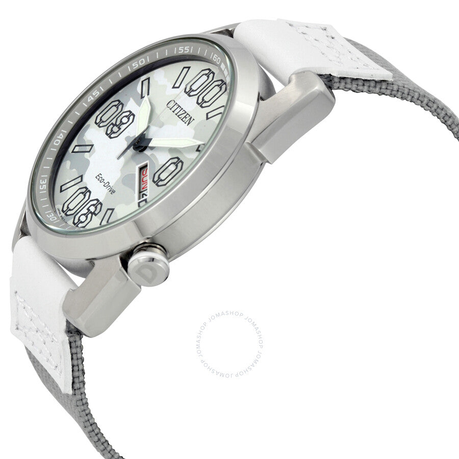 Citizen Eco-Drive Grey Camouflage Dial Men's Watch AW0011-09J - Dawson Watches #2