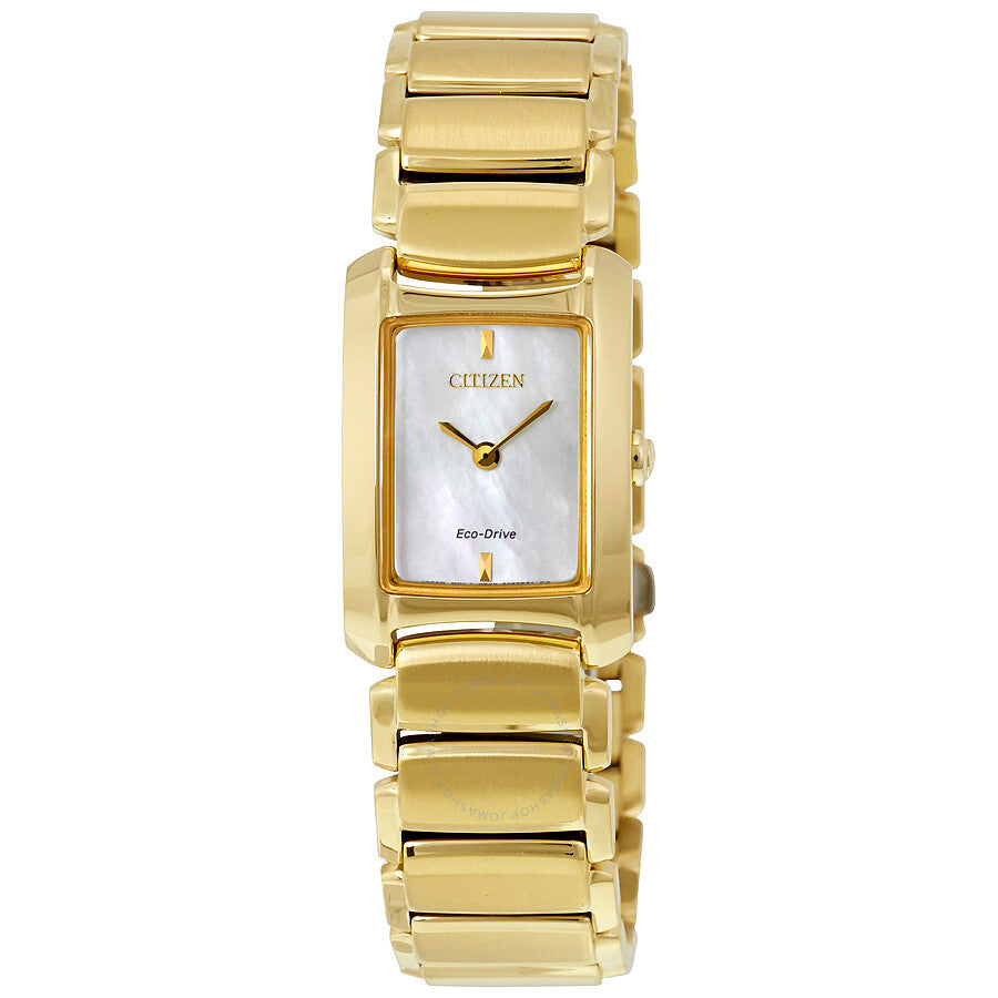 Citizen Eco-Drive Mother of Pearl Dial Ladies Watch EG2973-55D - Dawson Watches