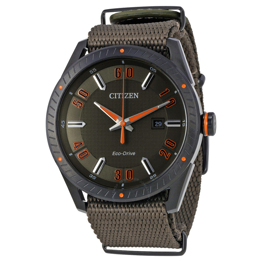 Citizen Green Dial Eco-Drive Men's Watch BM6995-01X - Dawson Watches