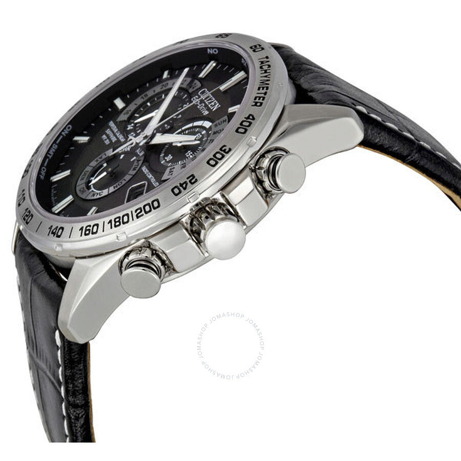 Citizen Eco Drive Chronograph Perpetual Calendar Black Dial Men's Watch AT4000-02E - Dawson Watches #2