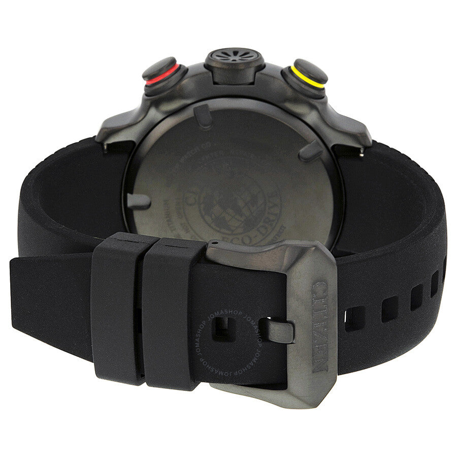 Citizen Eco Drive Promaster Black Dial Black Rubber Watch BN5035-02F - Dawson Watches #3