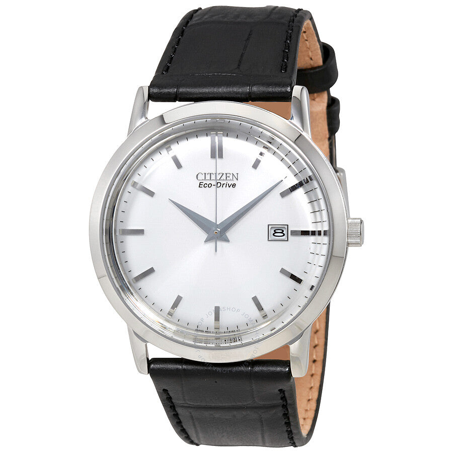 Citizen Eco-Drive Silver Dial Stainless Steel Men's Watch BM7190-05A - Dawson Watches