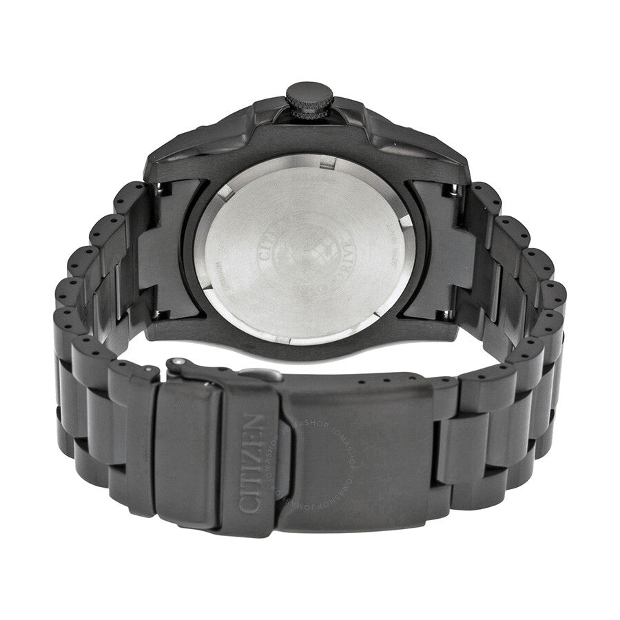 Citizen Eco Drive STX43 Black Orange Dial Titanium Men's Watch BJ8075-58F - Dawson Watches #3