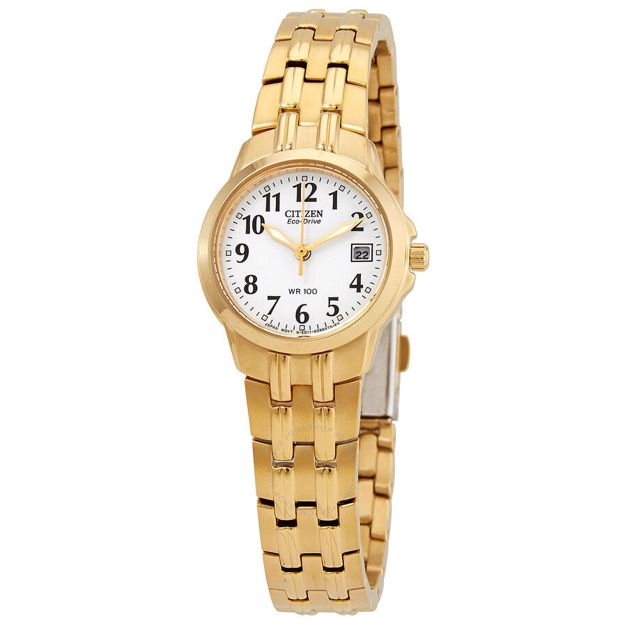 Citizen Eco Drive White Dial Ladies Watch EW1542-59A - Dawson Watches