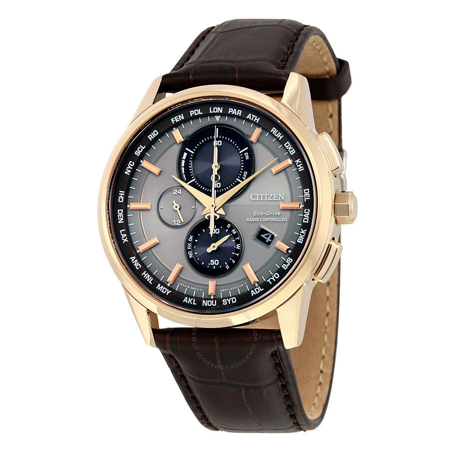 Citizen Eco-Drive World Chronograph A-T Men's Watch AT8113-04H - Dawson Watches