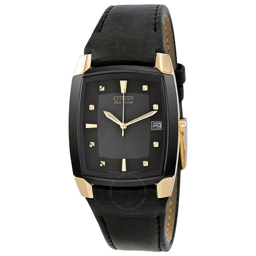 Citizen Eco-Drive 180 Black Leather Men's Watch BM6574-09E - Dawson Watches