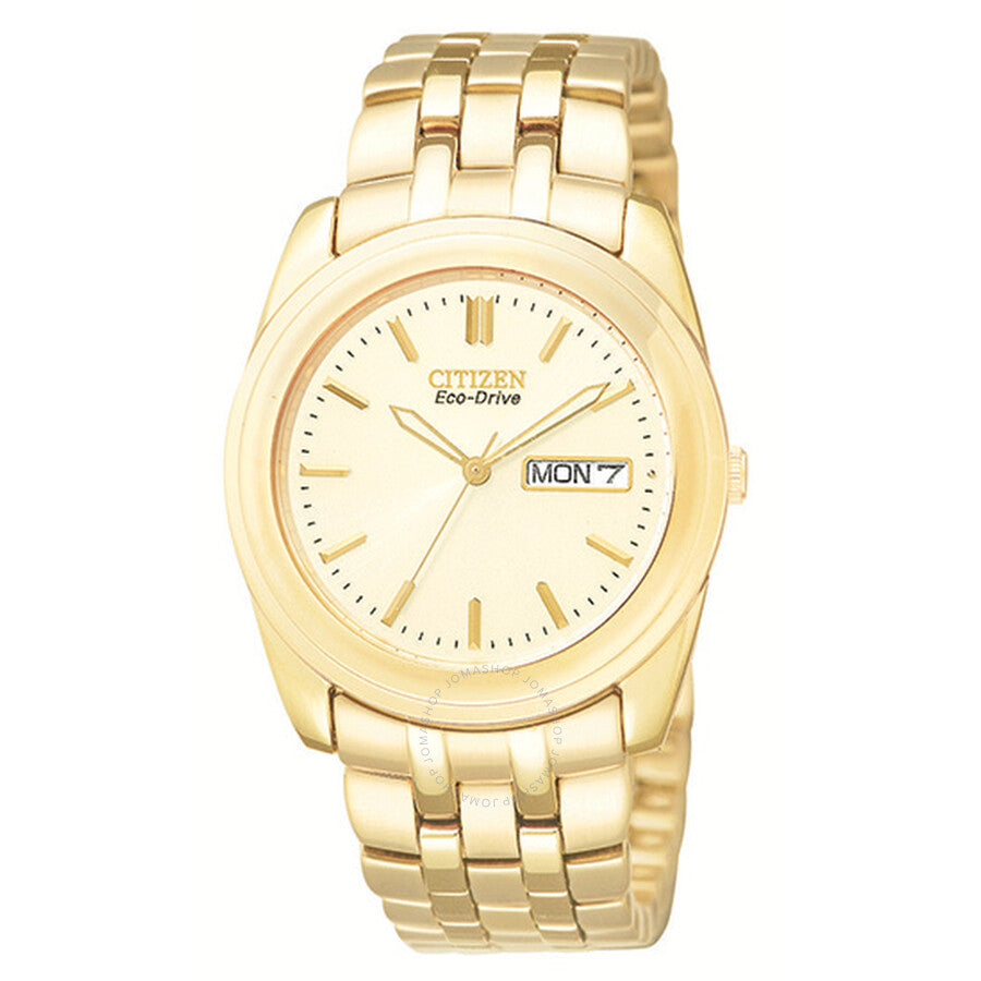 Citizen Eco-Drive 180 Gold-Tone Steel Men's Watch BM8222-56P - Dawson Watches