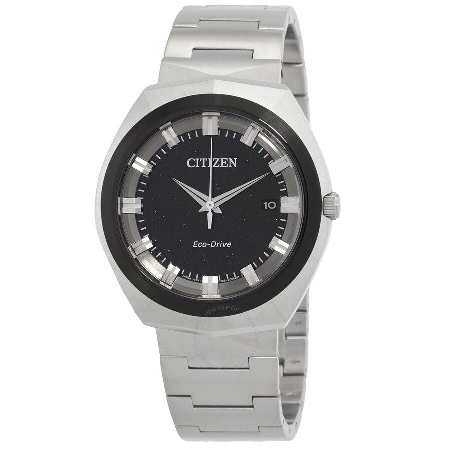 Citizen Eco-Drive 365 Quartz Black Dial Men's Watch BN1014-55E - Dawson Watches
