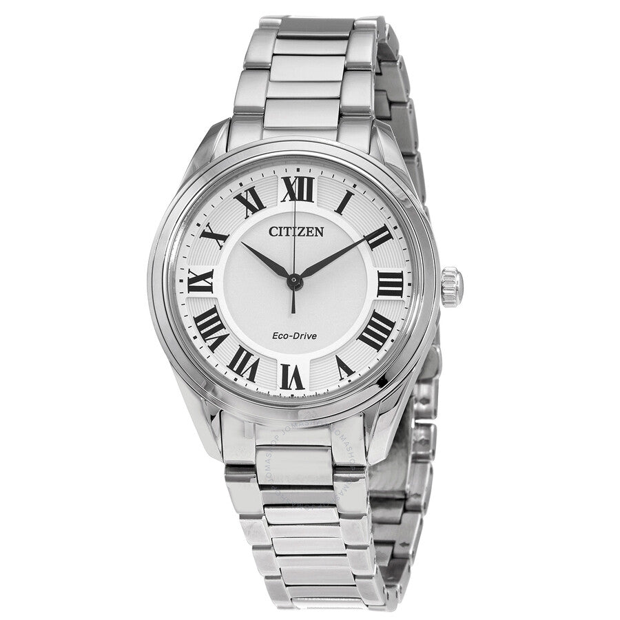 Citizen Eco-Drive Arezzo White Dial Ladies Watch EM0970-53A - Dawson Watches