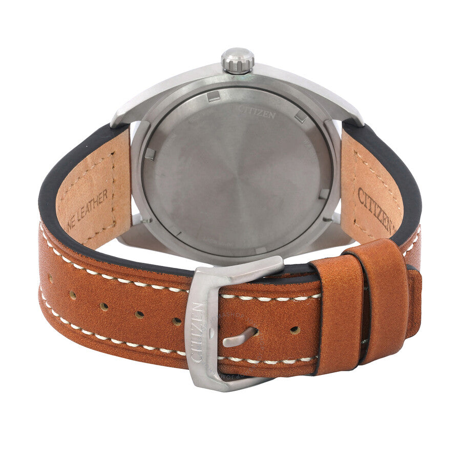 Citizen Eco-Drive Avion Super Titanium Green Dial Men's Watch BM8560-02X - Dawson Watches #3