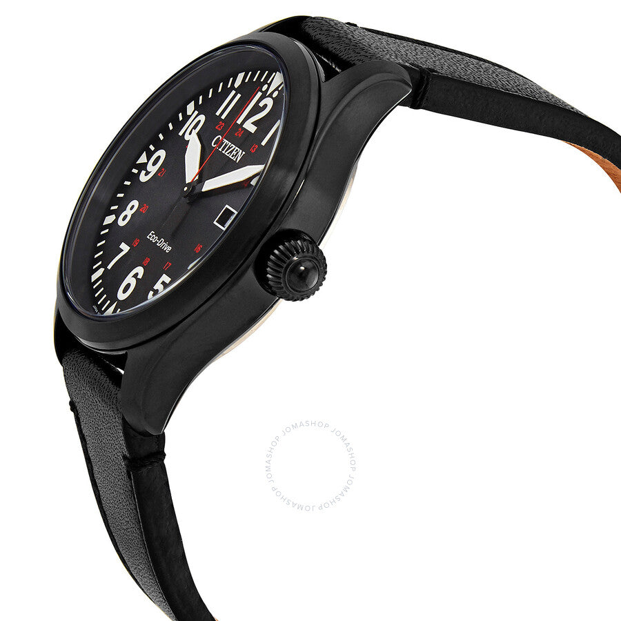 Citizen Eco-Drive Black Dial Black-plated Men's Watch BM6835-23E - Dawson Watches #2