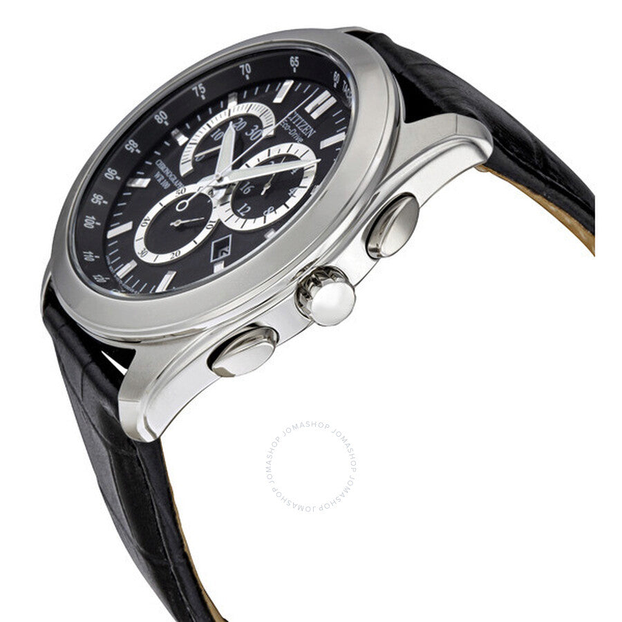 Citizen Eco-Drive Black Dial Chronograph Men's Watch AT1180-05E - Dawson Watches #2