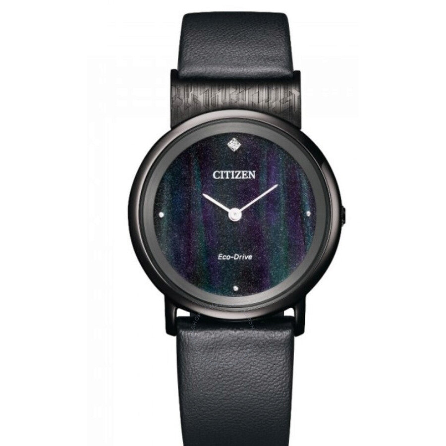 Citizen Eco-Drive Black Dial Ladies Watch EG7095-13E - Dawson Watches