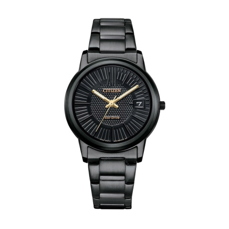 Citizen Eco-Drive Black Dial Ladies Watch FE6017-85E - Dawson Watches