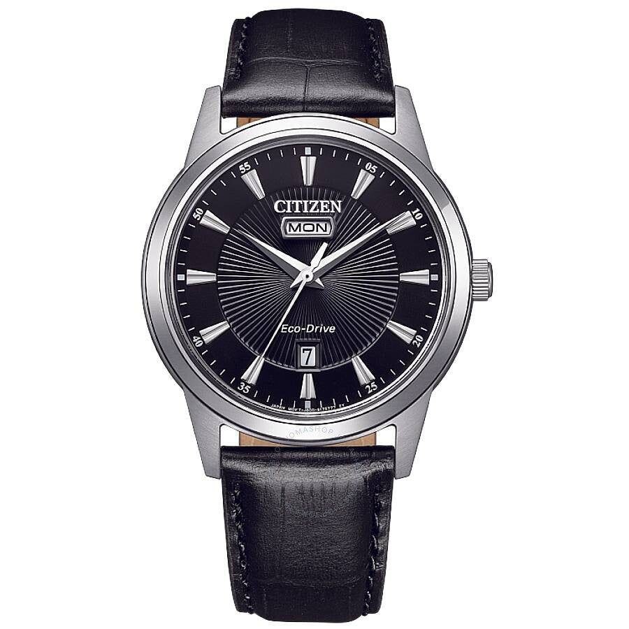 Citizen Eco-Drive Black Dial Men's Watch AW0100-27E - Dawson Watches
