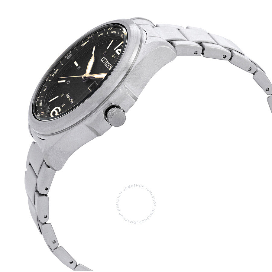 Citizen Eco-Drive Black Dial Men's Watch AW0110-82E - Dawson Watches #2